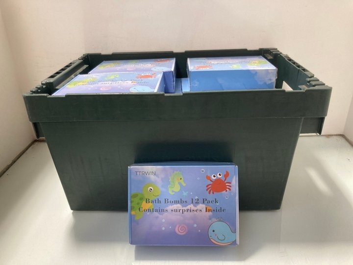 Lot 575  
            Marchington SR14 - Parcel Delivery Only 

                
QTY OF TTRWIN 12 PACK BATH BOMBS: LOCATION - B15