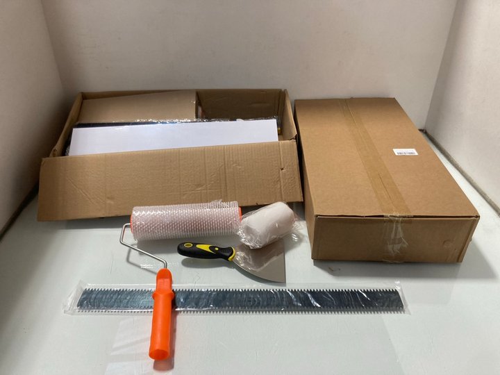 Lot 578  
            Marchington SR14 - Parcel Delivery Only 

                
2 X SELF-LEVELLING CEMENT TOOL KIT - COMBINED ORIGINAL RRP £113.98: LOCATION - B15