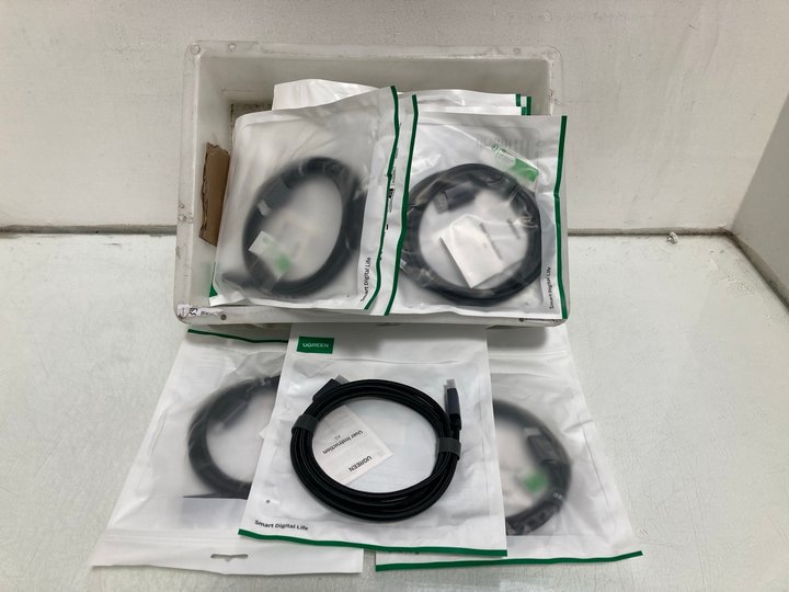 Lot 611  
            Marchington SR14 - Parcel Delivery Only 

                
15 X UGREEN DISPLAYPORT TO HDMI 2M CABLES: LOCATION - B13