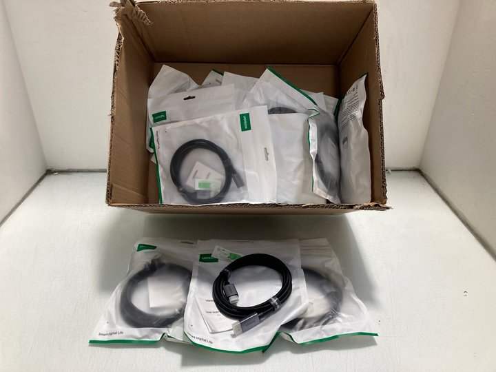Lot 620  
            Marchington SR14 - Parcel Delivery Only 

                
QTY OF UGREEN DISPLAYPORT TO HDMI 2M CABLES: LOCATION - B12