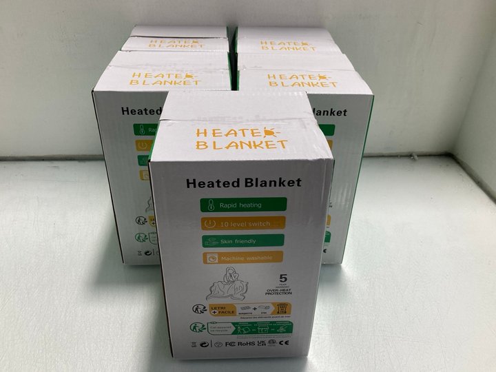 Lot 624  
            Marchington SR14 - Parcel Delivery Only 

                
5 X CUSHIOUS HEATED ELECTRIC BLANKETS: LOCATION - B12