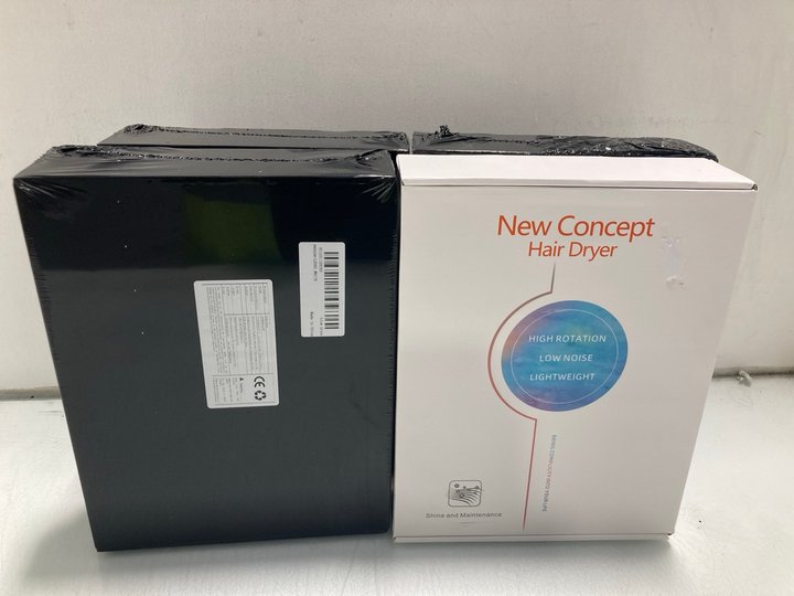 Lot 630  
            Marchington SR14 - Parcel Delivery Only 

                
4 X NEW CONCEPT HAIR DRYERS - COMBINED RRP £144: LOCATION - B12