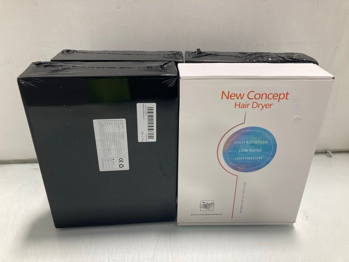 Lot 632  
            Marchington SR14 - Parcel Delivery Only 

                
4 X NEW CONCEPT HAIR DRYERS - COMBINED RRP £144: LOCATION - B12
