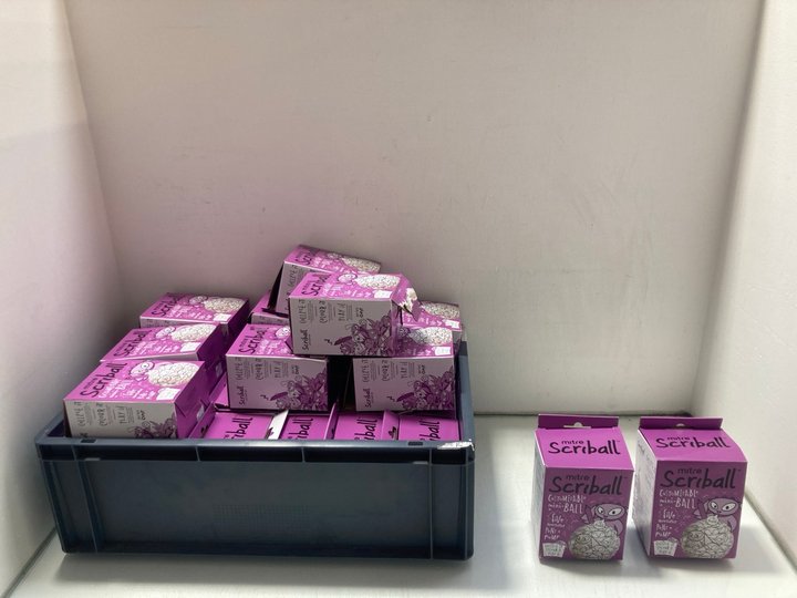 Lot 66  
            Marchington SR14 - Parcel Delivery Only 

                
QTY OF CUSTOMISABLE MITRE SCRIBALLS: LOCATION - A1