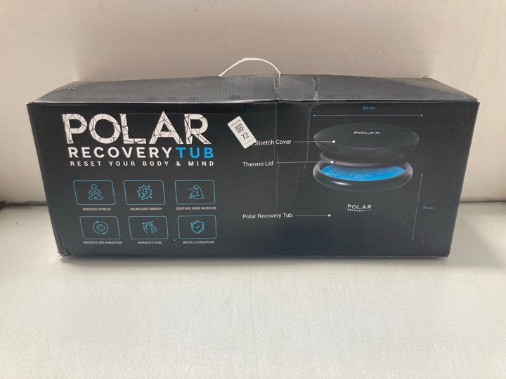 Lot 72  
            Marchington SR14 - Parcel Delivery Only 

                
PORTABLE POLAR ICE BATH RECOVERY TUB - ORIGINAL RRP £110: LOCATION - A1