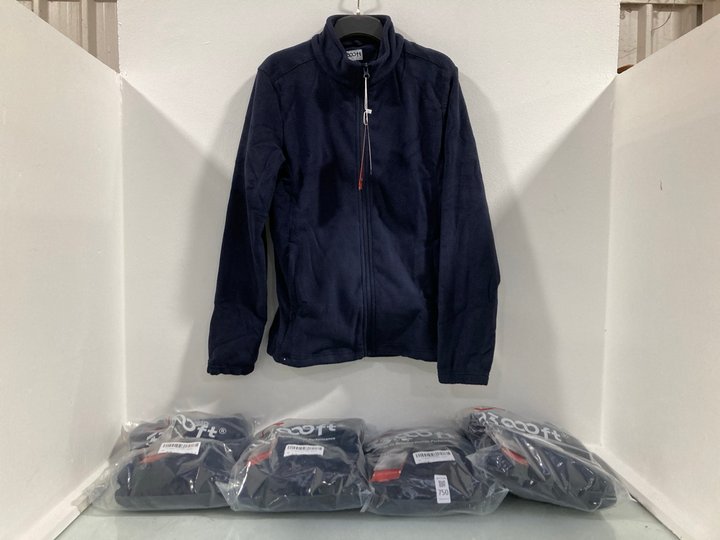 Lot 750  
            Marchington SR14 - Parcel Delivery Only 

                
5 X 33,000FT WOMENS NAVY FLEECE JACKETS - SIZE SMALL: LOCATION - B4