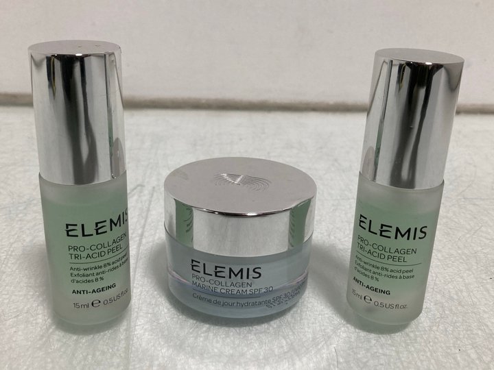 Lot 802  
            Marchington SR14 - Parcel Delivery Only 

                
ELEMIS 30ML PRO-COLLAGEN SPF-30 MARINE CREAM TO INCLUDE 2 X ELEMIS 15ML PRO-COLLA...