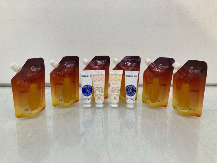 Lot 848  
            Marchington SR14 - Parcel Delivery Only 

                
QTY OF ASSORTED L'OCCITANE PRODUCTS TO INCLUDE 50ML OVERNIGHT RESET OIL-IN SERUM:...