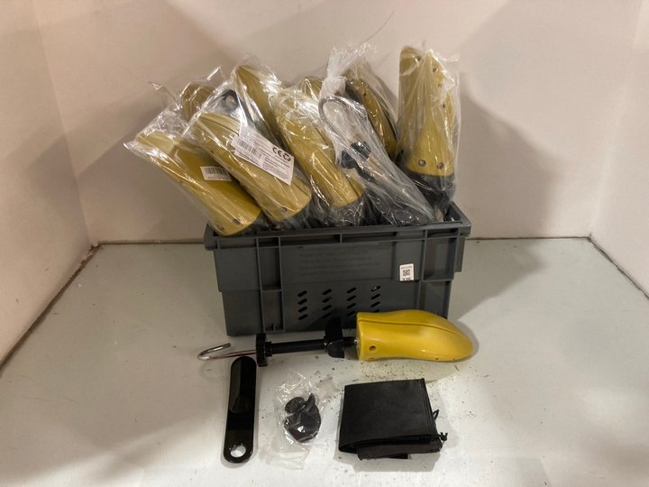 Lot 866  
            Marchington SR14 - Parcel Delivery Only 

                
QTY OF PAIR OF TWO-WAY SHOES STRETCHING KITS - COMBINED ORIGINAL RRP £169.80: LOC...