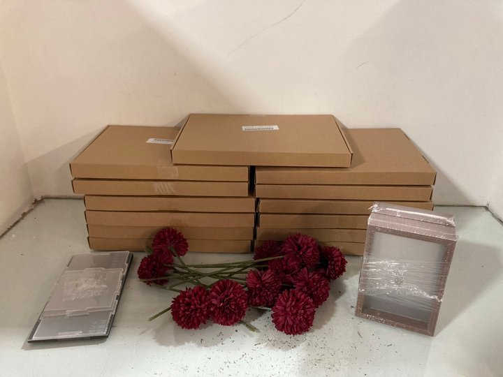 Lot 869  
            Marchington SR14 - Parcel Delivery Only 

                
QTY OF ASSORTED ITEMS TO INCLUDE 14 X BOXES OF 12 ARTIFICIAL CHRYSANTHEMUM BALL F...
