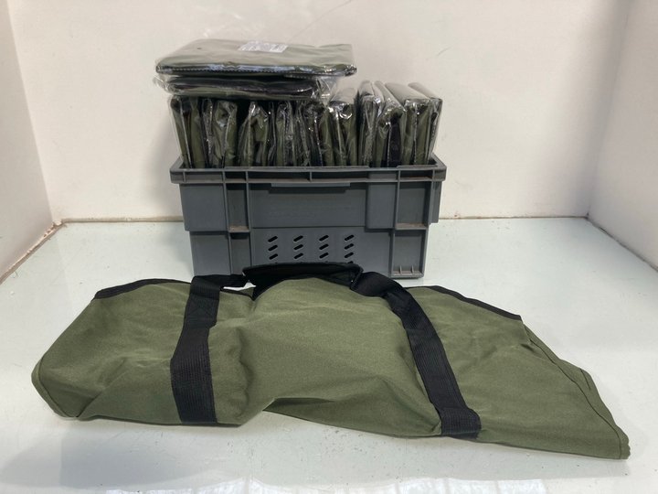 Lot 900  
            Marchington SR14 - Parcel Delivery Only 

                
QTY OF FIREWOOD LOG CARRIERS IN GREEN: LOCATION - C3