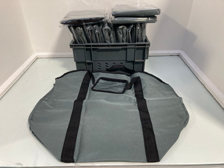 Lot 902  
            Marchington SR14 - Parcel Delivery Only 

                
QTY OF FIREWOOD LOG CARRIERS IN GREY: LOCATION - C3