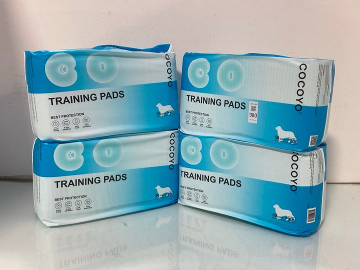 Lot 980  
            Marchington SR14 - Parcel Delivery Only 

                
4 X PACKS OF 50 COCOYO PUPPY TRAINING PADS: LOCATION - C8