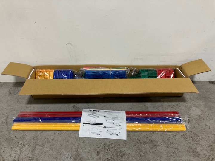 Lot 104  
            Marchington SR15 - Delivery or Collection 

                
SPROGS 16138 4 PACK DELUXE CHILDRENS STACKABLE COT IN GREEN/RED/YELLOW/BLUE - ORI...