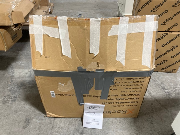 Lot 113  
            Marchington SR15 - Delivery or Collection 

                
X ROCKER VIPER 2.1 WIRELESS & BLUETOOTH WITH VIBRATION GAMING CHAIR IN BLACK/RED ...