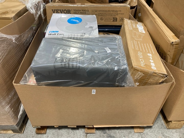 Lot 148  
            Marchington SR15 - Delivery or Collection 

                
PALLET OF ASSORTED ITEMS TO INCLUDE RED KITE TRAVEL COT: LOCATION - B5 (KERBSIDE ...