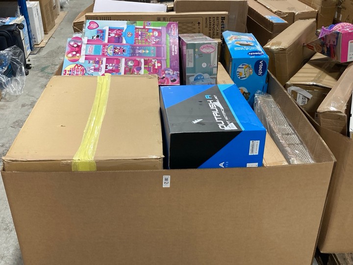 Lot 157  
            Marchington SR15 - Delivery or Collection 

                
PALLET OF ASSORTED ITEMS TO INCLUDE DISNEY MINNIE MOUSE PET HOTEL PLAYSET: LOCATI...