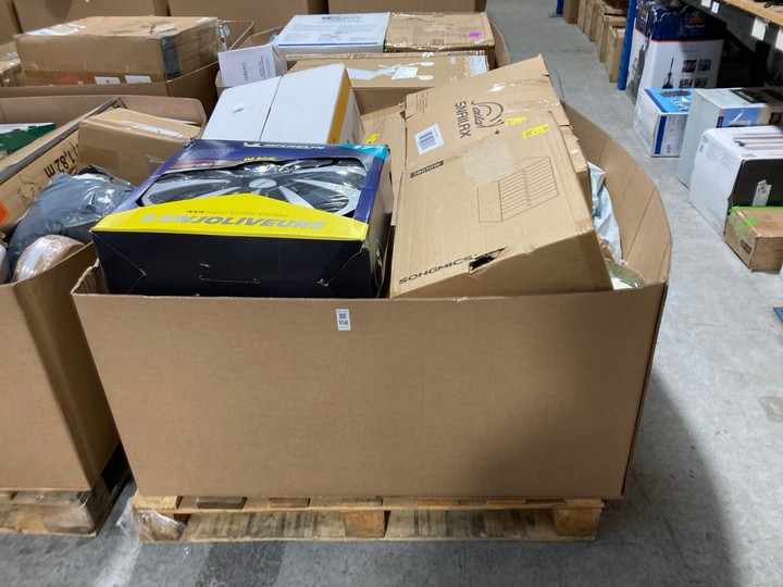 Lot 158  
            Marchington SR15 - Delivery or Collection 

                
PALLET OF ASSORTED ITEMS TO INCLUDE SET OF 4 MICHELIN 17" NVS NIGHT VISION SYSTEM...