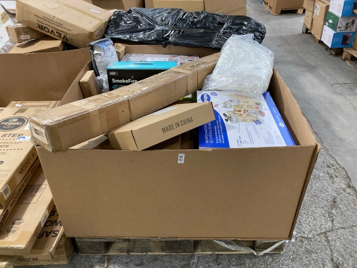 Lot 162  
            Marchington SR15 - Delivery or Collection 

                
PALLET OF ASSORTED ITEMS TO INCLUDE TOWER FORGED ALUMINIUM 5 PIECE CERASTONE PAN ...