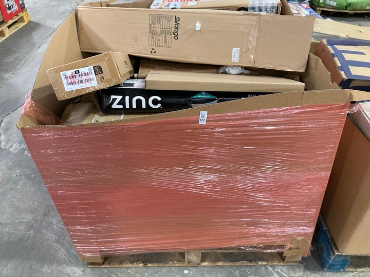 Lot 177  
            Marchington SR15 - Delivery or Collection 

                
PALLET OF ASSORTED ITEMS TO INCLUDE VANGO LUNAR CAMPING CHAIR IN SMOKE: LOCATION ...