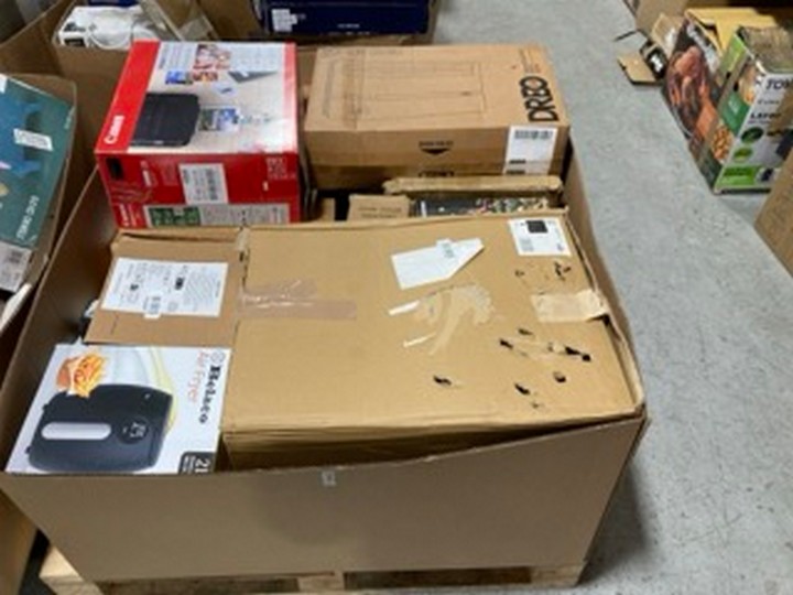 Lot 207  
            Marchington SR15 - Delivery or Collection 

                
PALLET OF ASSORTED HOUSEHOLD ITEMS TO INCLUDE BELACO 2L AIR FRYER - MODEL: BEL-AF...