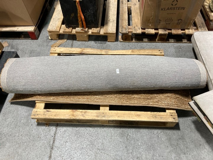 Lot 219  
            Marchington SR15 - Delivery or Collection 

                
LARGE JUTE RUG: LOCATION - A3