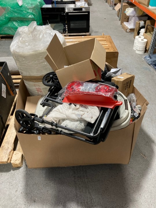Lot 221  
            Marchington SR15 - Delivery or Collection 

                
PALLET OF ASSORTED ITEMS TO INCLUDE BREEINS WATER GUN: LOCATION - A3 (KERBSIDE PA...