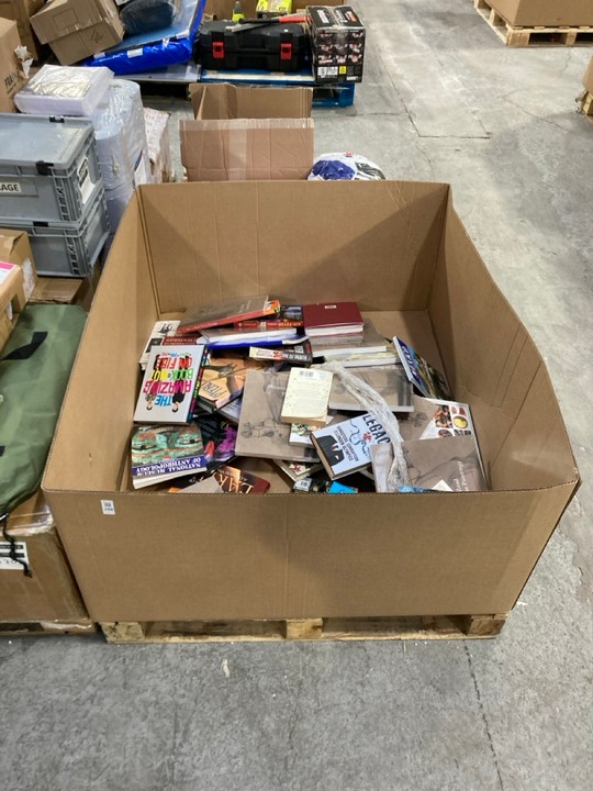 Lot 248  
            Marchington SR15 - Delivery or Collection 

                
PALLET OF ASSORTED BOOKS TO INCLUDE EARTH THE DEFINITIVE VISUAL GUIDE: LOCATION -...