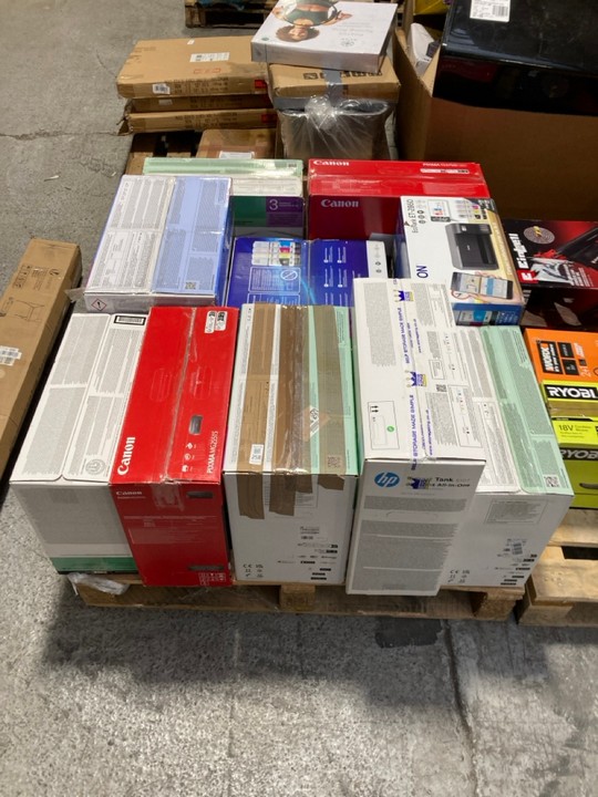 Lot 258  
            Marchington SR15 - Delivery or Collection 

                
PALLET OF ASSORTED PRINTERS TO INCLUDE EPSON ECOTANK ET-2860: LOCATION - A5 (KERB...