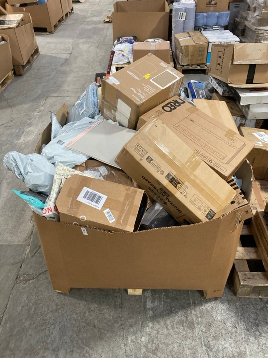 Lot 262  
            Marchington SR15 - Delivery or Collection 

                
PALLET OF ASSORTED HOUSEHOLD ITEMS TO INCLUDE DREO SMART WALL MOUNTED HEATER: LOC...