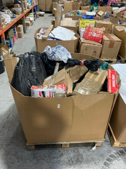 Lot 282  
            Marchington SR15 - Delivery or Collection 

                
PALLET OF ASSORTED HOUSEHOLD ITEMS TO INCLUDE GEORGE FOREMAN LARGE FIT GRILL: LOC...