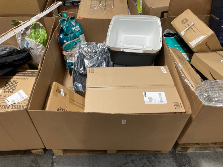 Lot 296  
            Marchington SR15 - Delivery or Collection 

                
PALLET OF ASSORTED PET ITEMS TO INCLUDE PET CARRIER IN BLACK: LOCATION - A7 (KERB...