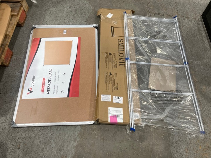 Lot 309  
            Marchington SR15 - Delivery or Collection 

                
3 X ASSORTED ITEMS TO INCLUDE VIZ-PRO MESSAGE BOARD: LOCATION - 33