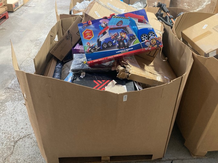 Lot 53  
            Marchington SR15 - Delivery or Collection 

                
PALLET OF ASSORTED ITEMS TO INCLUDE PAW PATROL LAUNCH & RESCUE PATROLLER: LOCATIO...