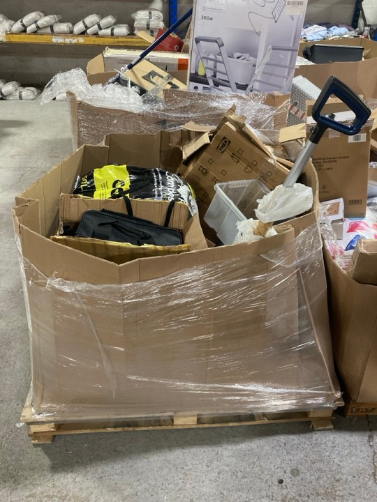 Lot 72  
            Marchington SR15 - Delivery or Collection 

                
PALLET OF ASSORTED ITEMS TO INCLUDE BISSELL PET PRO REVOLUTION CARPET CLEANER: LO...