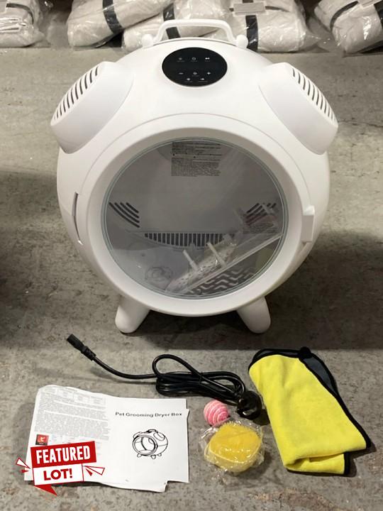 Lot 76  
            Marchington SR15 - Delivery or Collection 

                
THE FELLIE AUTOMATIC 62L PET DRYER BOX WITH APP - ORIGINAL RRP £150.00: LOCATION ...