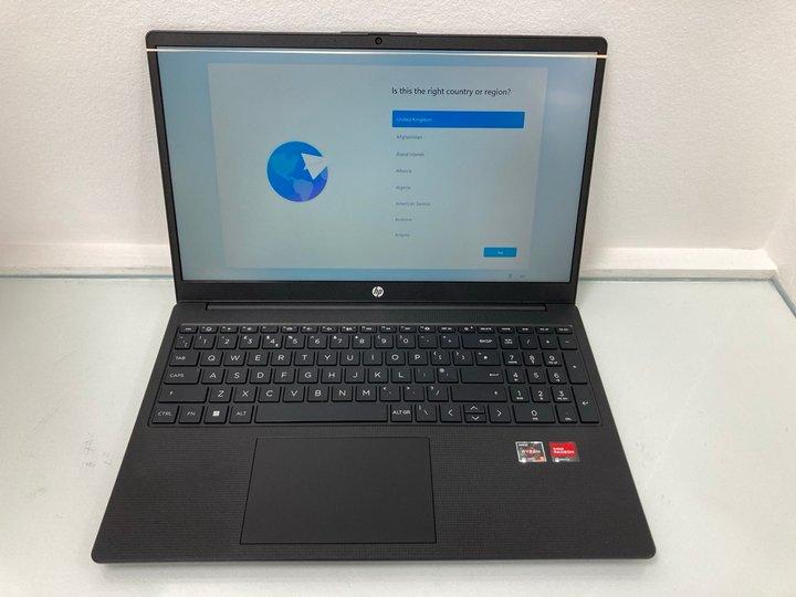 Lot 108  
            Marchington - Parcel Delivery Only 

                
HP 15-FC0514SA LAPTOP IN BLACK. (WITH POWER LEAD & ADAPTER). AMD RYZEN 5 7520 @ 2...