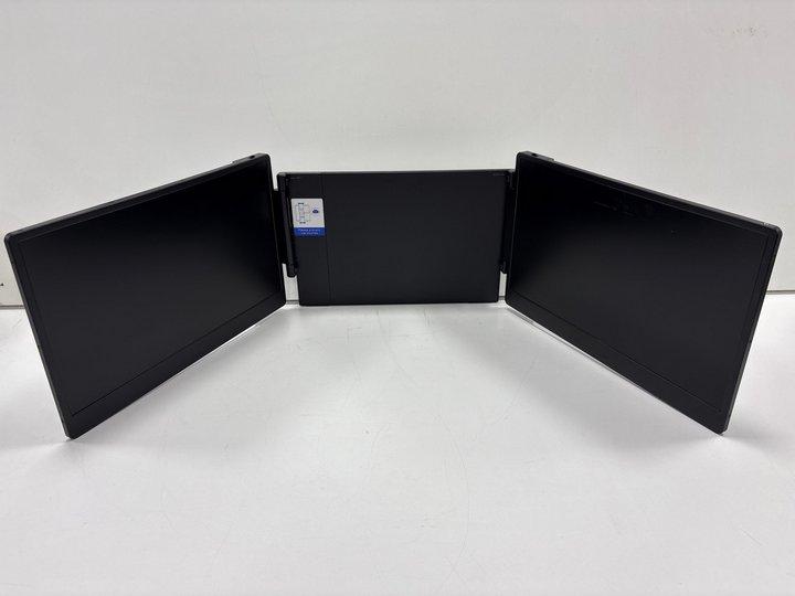 Lot 168  
            Marchington - Parcel Delivery Only 

                
UNBRANDED S3 LAPTOP ACCESSORIES - IN BLACK. (TRIPLE SCREEN EXTENDER 14") [JPTM151...
