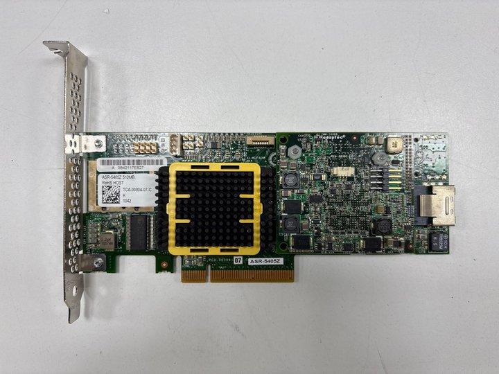 Lot 189  
            Marchington - Parcel Delivery Only 

                
ASR-5405Z SAS/SATA RAID CONTROLLER 512MB CACHE. (QUANTITY X5) [JPTM151410]