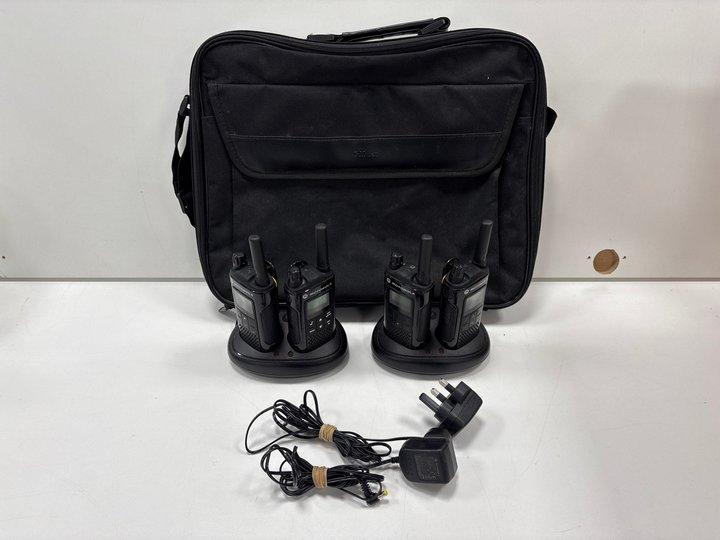 Lot 200  
            Marchington - Parcel Delivery Only 

                
BOX OF ASSORTED TECH. (TO INCLUDE - X6 MOTOROLA WALKIE TALKIES & DOCKS, LAPTOP CA...