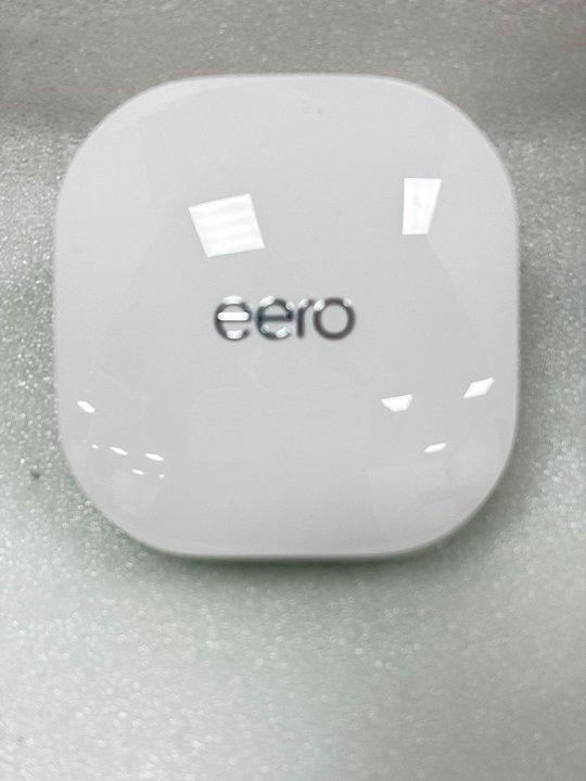 Lot 239  
            Marchington - Parcel Delivery Only 

                
EERO 6 MESH WIFI ROUTER (ORIGINAL RRP - £135) IN WHITE: MODEL NO NO1OOO1 (UNIT ON...