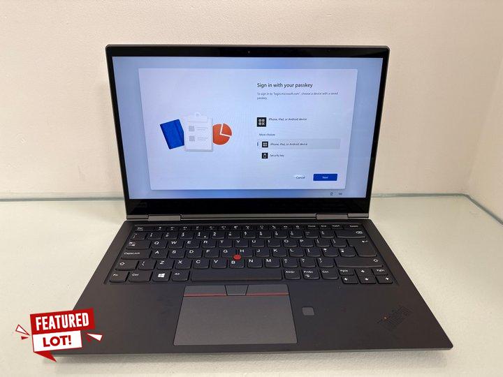 Lot 240  
            Marchington - Parcel Delivery Only 

                
LENOVO THINKPAD X1 YOGA GEN 5 LAPTOP. (WITH ADAPTER & POWER LEAD, MOTHERBOARD REM...