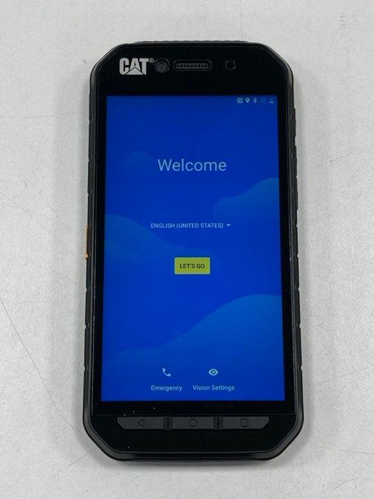 Lot 46  
            Marchington - Parcel Delivery Only 

                
CAT S41 32 GB SMARTPHONE IN BLACK. (UNIT ONLY). NETWORK UNLOCKED [JPTM151157]