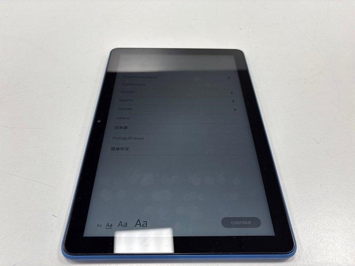 Lot 64  
            Marchington - Parcel Delivery Only 

                
 FIRE HD 10 (13TH GEN) 32GB TABLET WITH WIFI IN BLUE: MODEL NO TG425K (UNIT ONLY)...