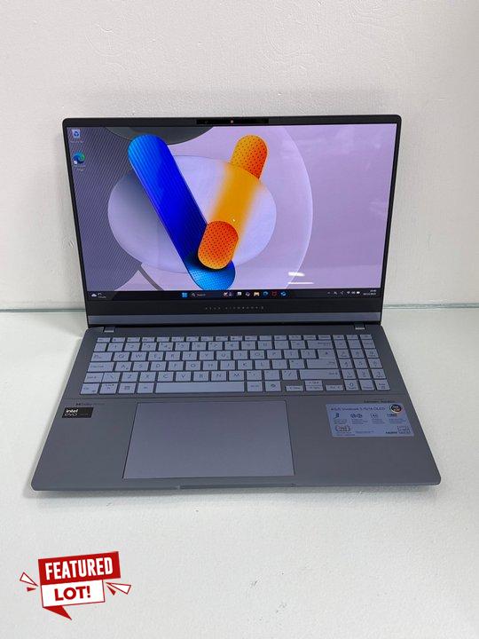 Lot 83  
            Marchington - Parcel Delivery Only 

                
ASUS VIVOBOOK 15 1TB LAPTOP IN BLUE. (WITH CHARGER CABLE). INTEL CORE ULTRA 7 115...