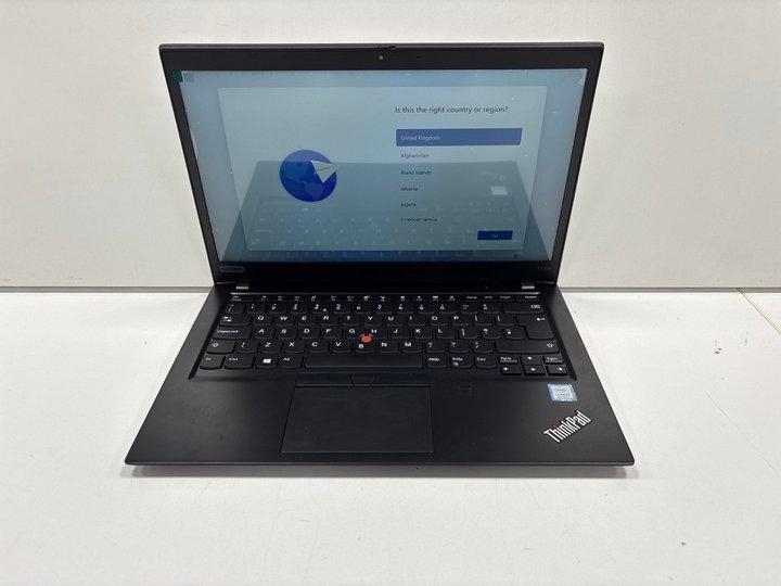 Lot 98  
            Marchington - Parcel Delivery Only 

                
LENOVO THINKPAD T490S 256GB LAPTOP IN BLACK: MODEL NO 20NYS8LC00 (WITH CHARGING C...