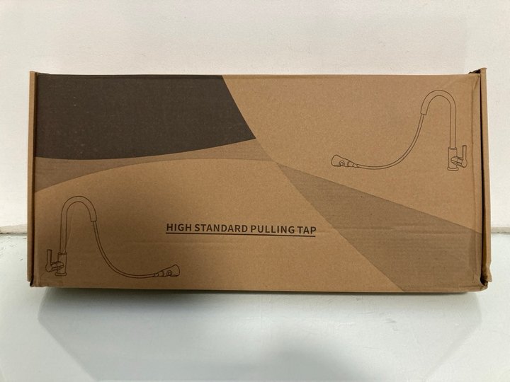 Lot 100  
            Marchington SR12 - Parcel Delivery Only 

                
DECK MOUNTED BLACK KITCHEN FAUCETS PULL OUT HOT COLD WATER FILTER: LOCATION - J3