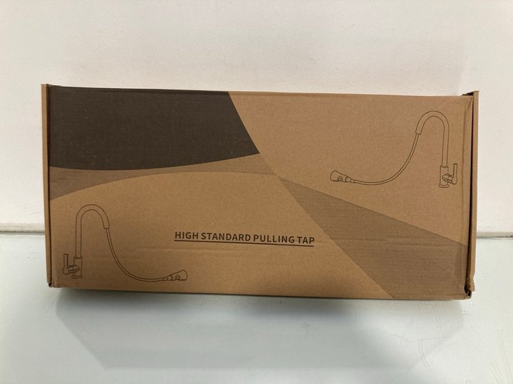 Lot 101  
            Marchington SR12 - Parcel Delivery Only 

                
DECK MOUNTED BLACK KITCHEN FAUCETS PULL OUT HOT COLD WATER FILTER: LOCATION - J3