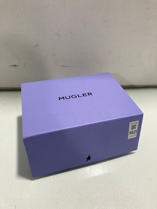 Lot 1021  
            Marchington SR12 - Parcel Delivery Only 

                
MUGLER AURA 100ML EAU DE PARFUM: LOCATION - E14