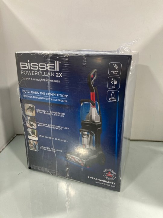 Lot 1034  
            Marchington SR12 - Parcel Delivery Only 

                
BISSELL POWER CLEAN 2X CARPET & UPHOLSTERY WASHER: LOCATION - E14